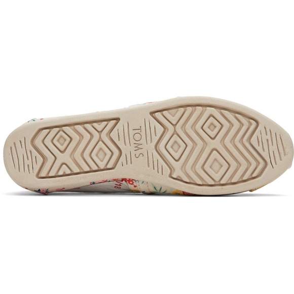 Toms Women's Alpargata Natural Paper Source Spring Florals Sneakers Size 11 - Picture 5 of 6